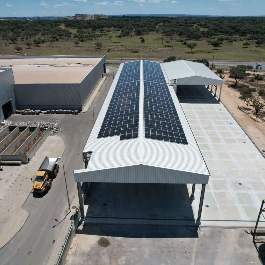 Unidade de Valorização Orgânica, dedicada ao tratamento dos biorresíduos recolhidos seletivamente
